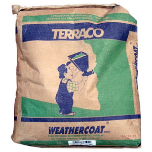 Chống thấm đàn hồi Terraco Weathercoat Power 20kg/bao (Màu trắng)