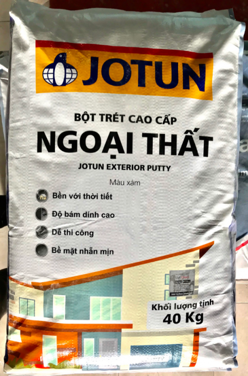 Jotun Putty Ext 40kg (Bột trét ngoại thất màu xám )