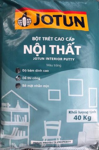 Jotun Putty In 40kg (Bột trét nội thất màu trắng)